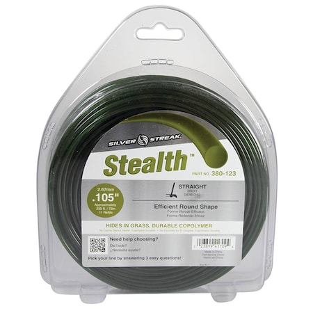 Stens Silver Streak Stealth Trimmer Line Fits .105 1 Lb. Donut 380-123 380-123